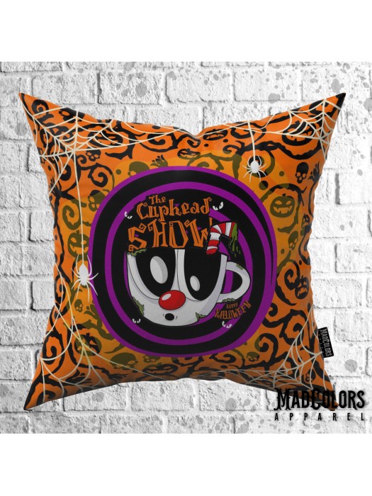 Декоративна възглавница Halloween - Zombie Cuphead